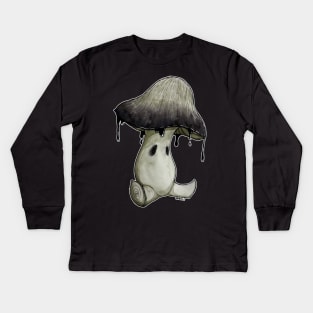 Gloomy Mushroom Kids Long Sleeve T-Shirt